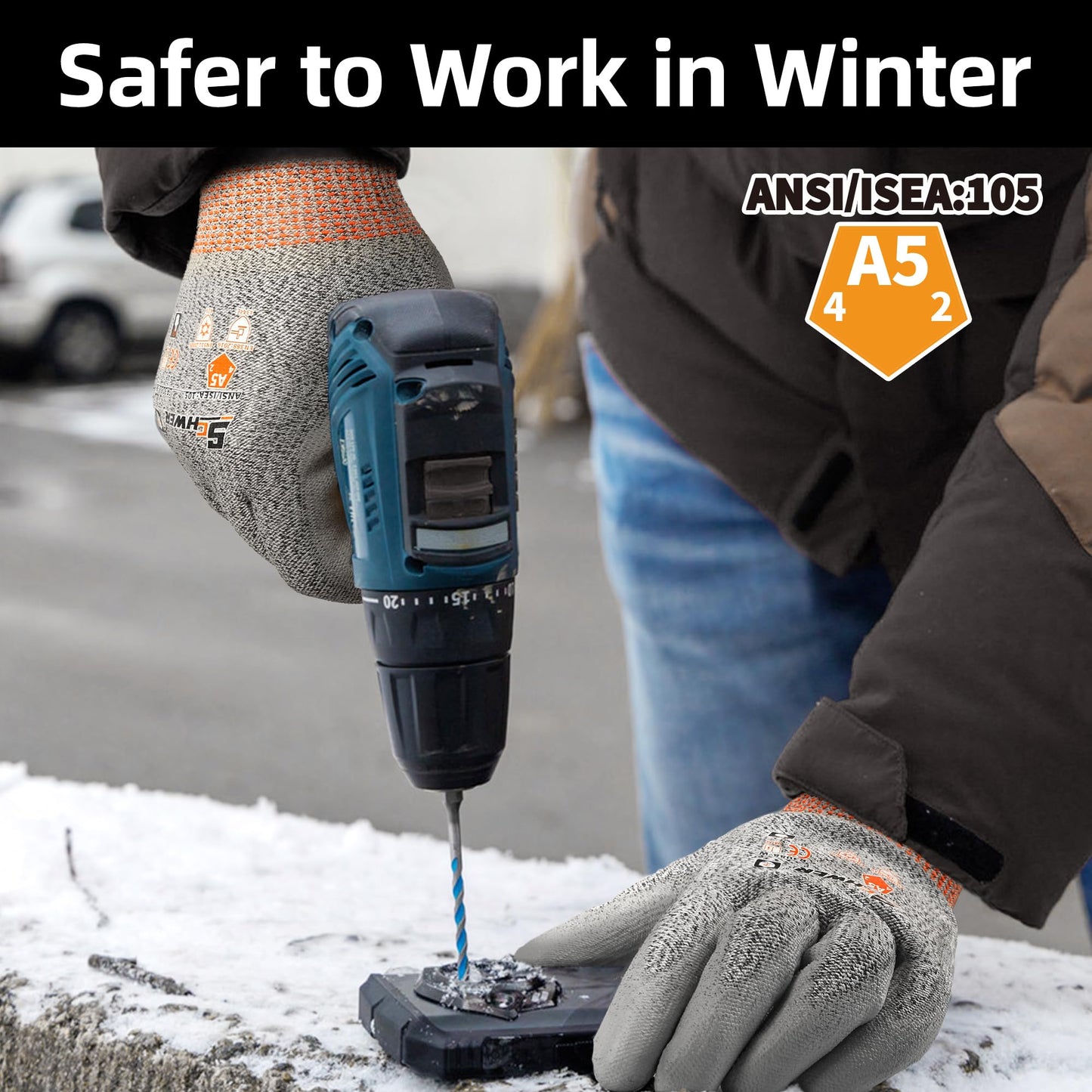 Schwer 12 Pairs Winter Work Gloves