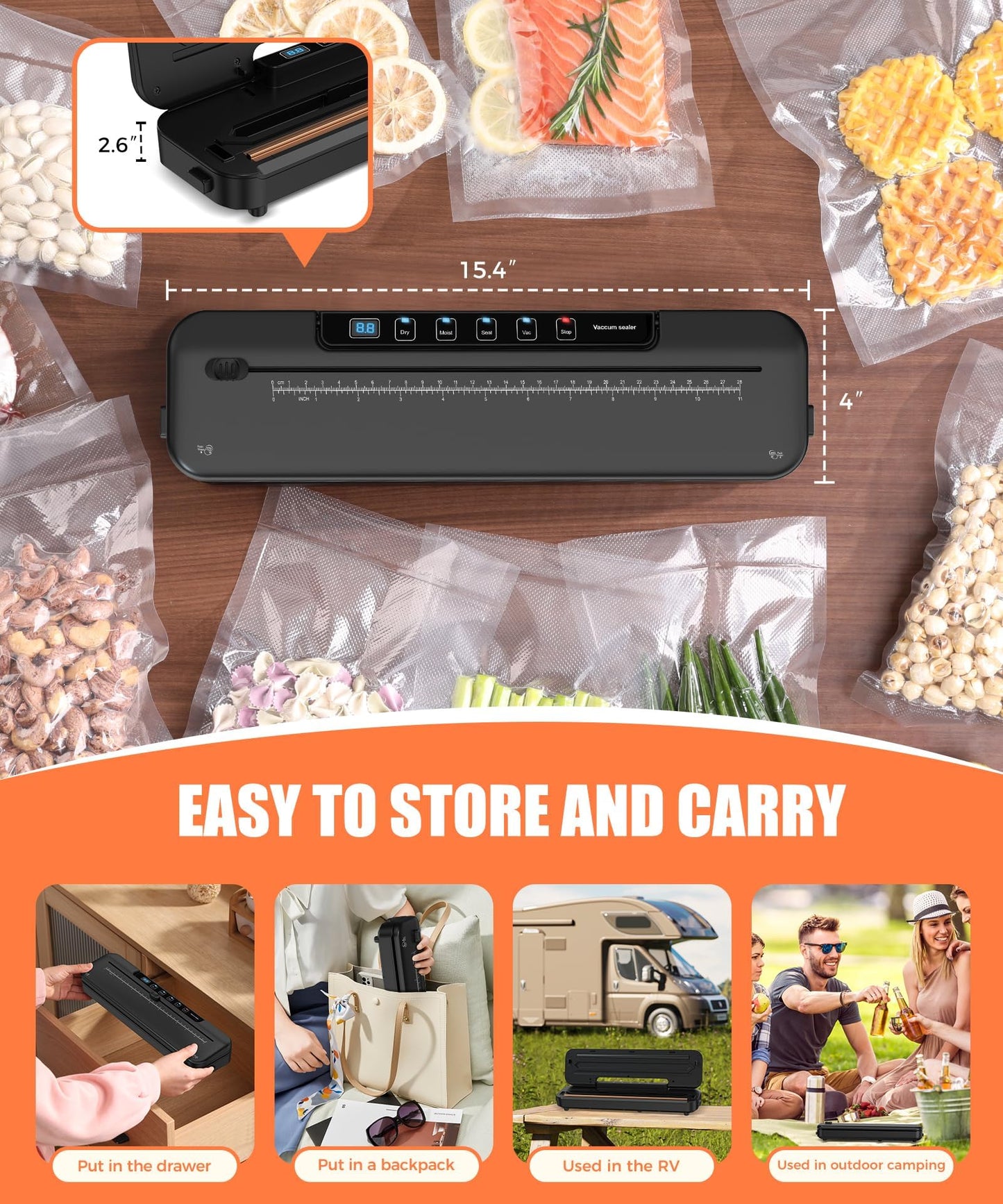 Vacuum Sealer Machine for Food Preservation