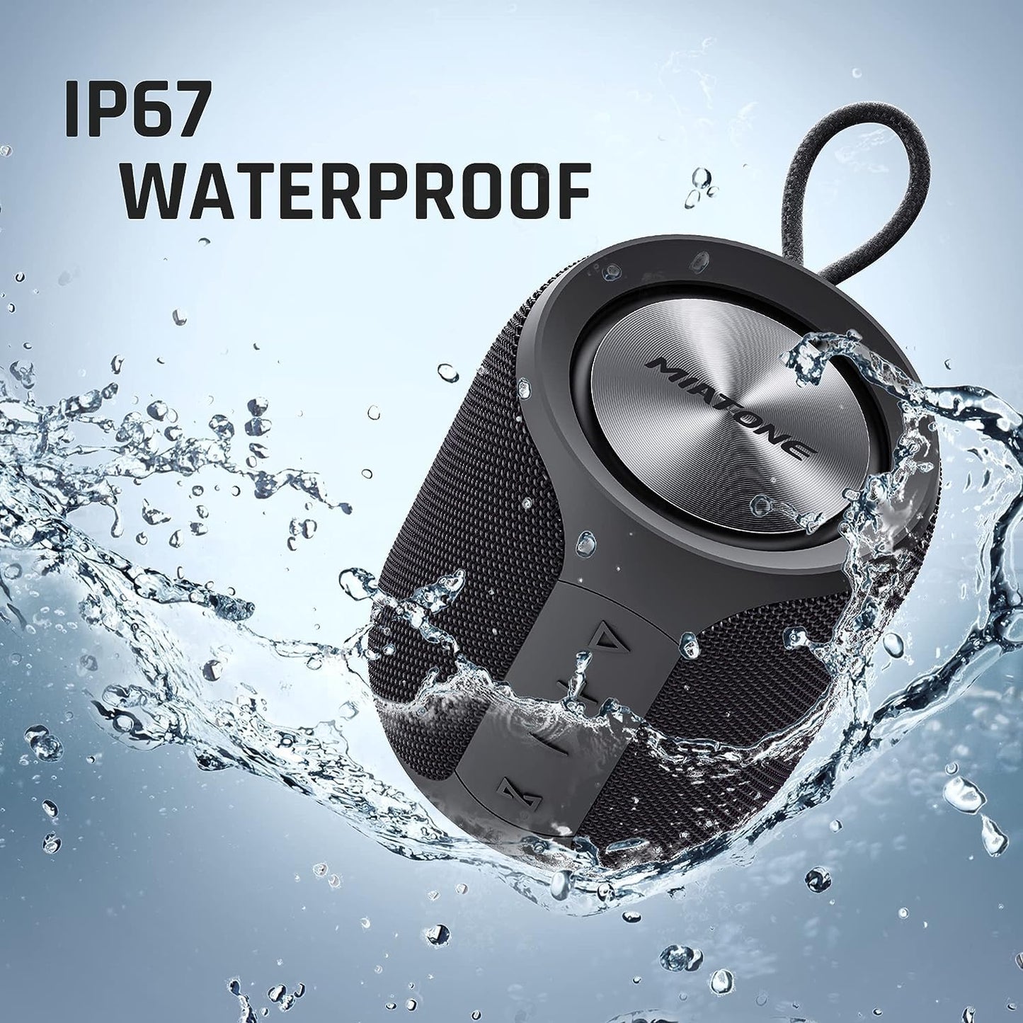MIATONE 16W Waterproof Bluetooth Speaker for Outdoors