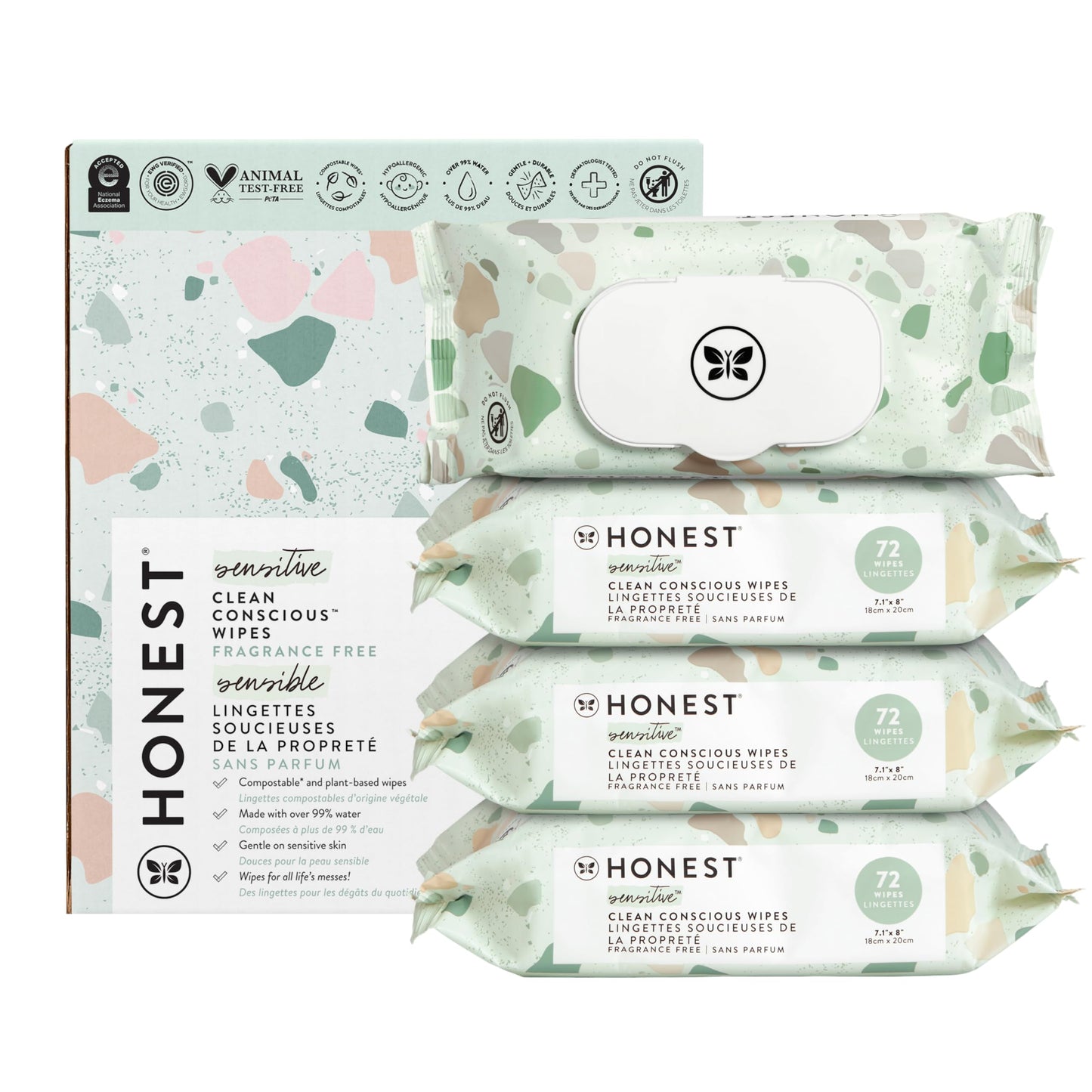 288 Count The Honest Company Baby Wipes