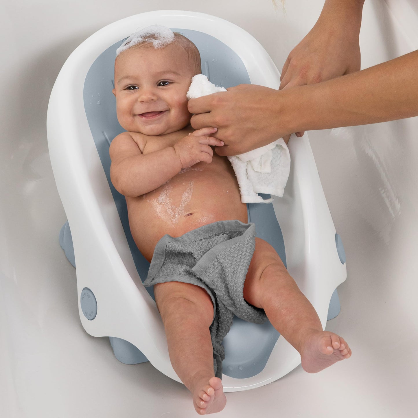 Baby Bath Seat with Soft Support and Recline