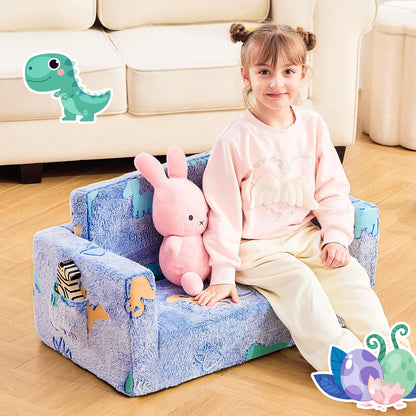 IFNOW Toddler Couch 2-in-1 Glow in Dark