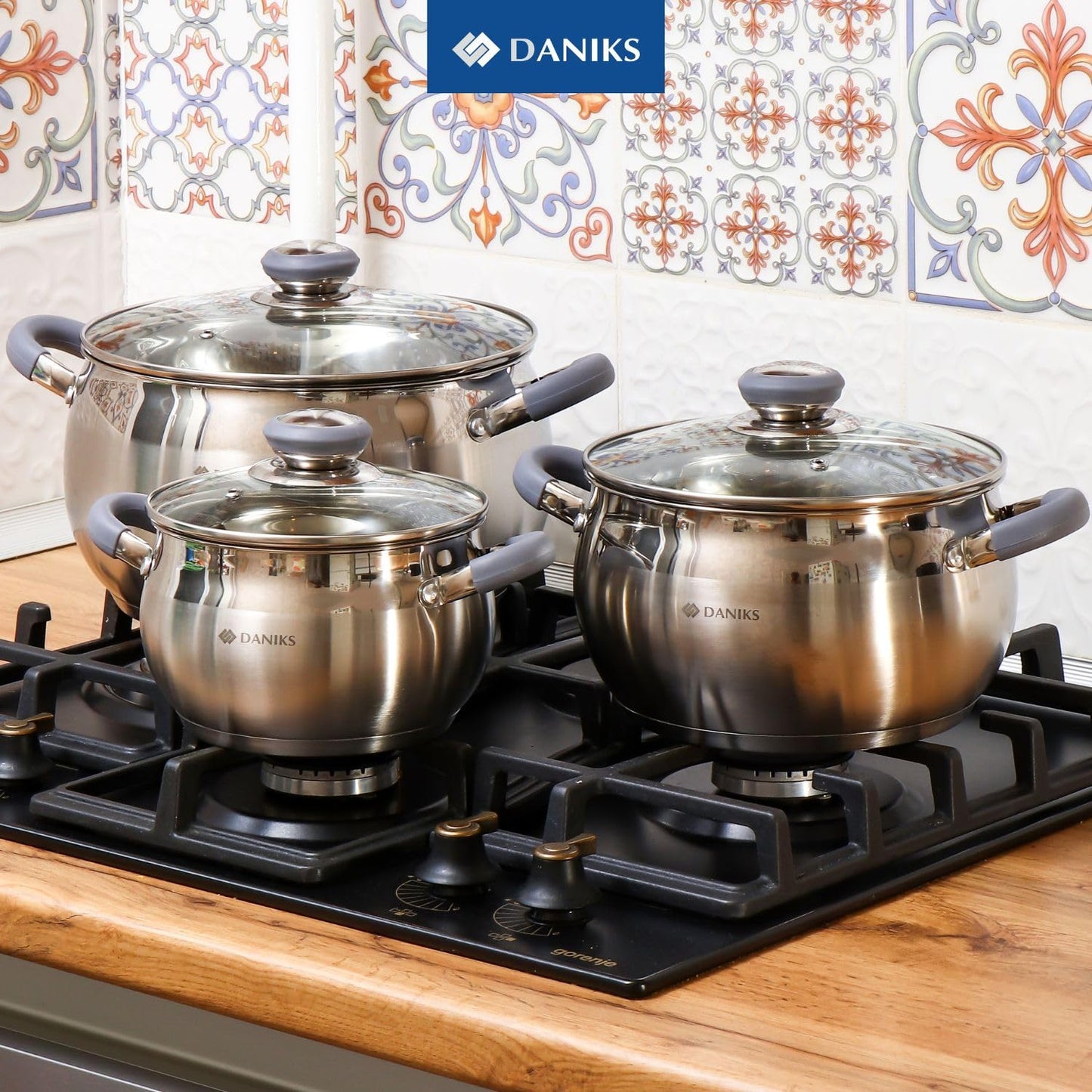 11-Piece Stainless Steel Induction Cookware Set