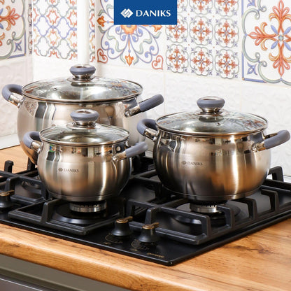 11-Piece Stainless Steel Induction Cookware Set