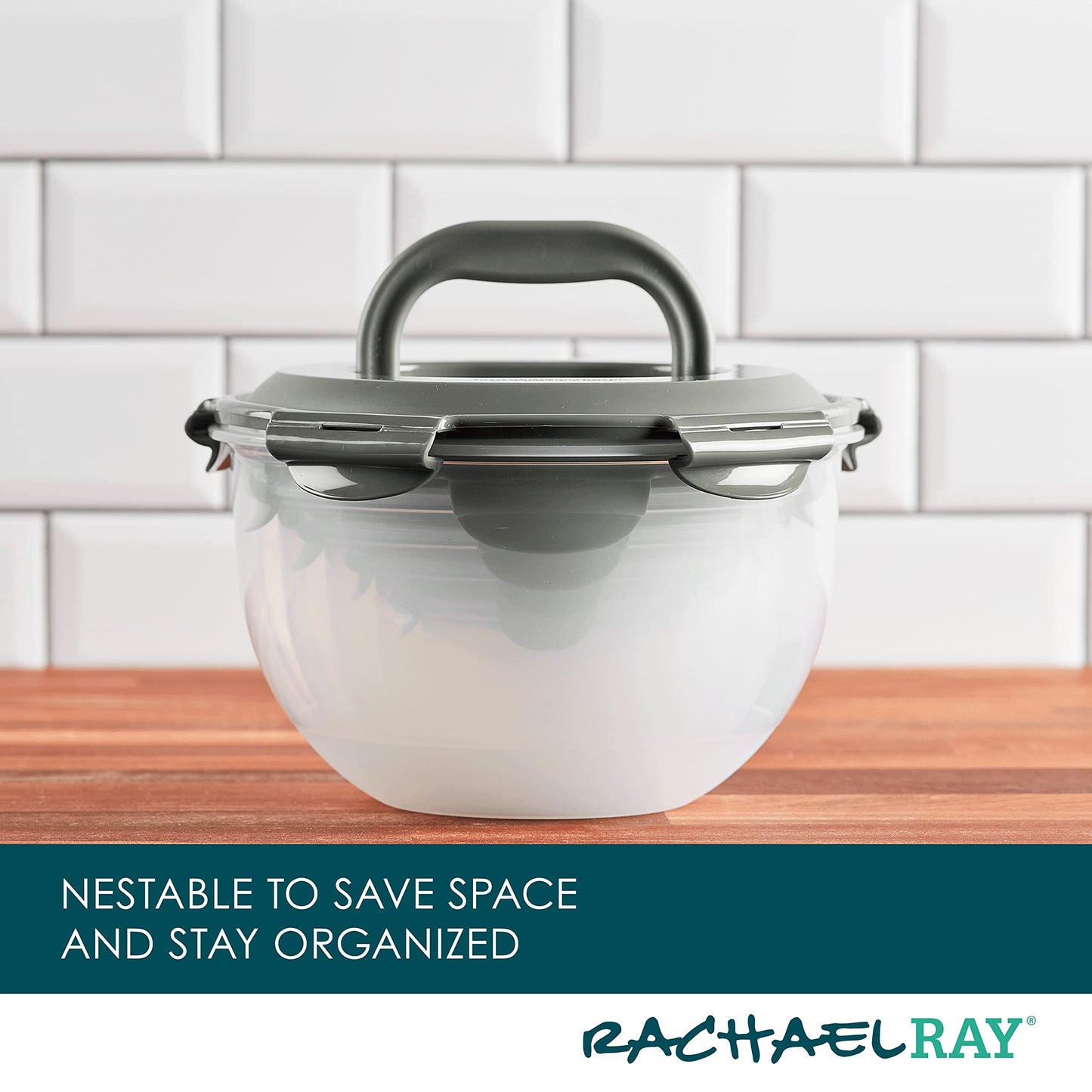 10-Piece Food Storage Container Set by Rachael Ray
