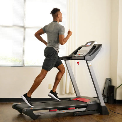 Sunny Health Treadmill with Auto Incline & Bluetooth