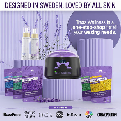 Tress Wellness Brazilian Waxing Kit for Sensitive Skin