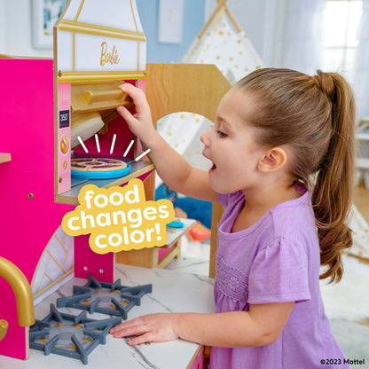 KidKraft Barbie™ Wooden Play Kitchen with Accessories
