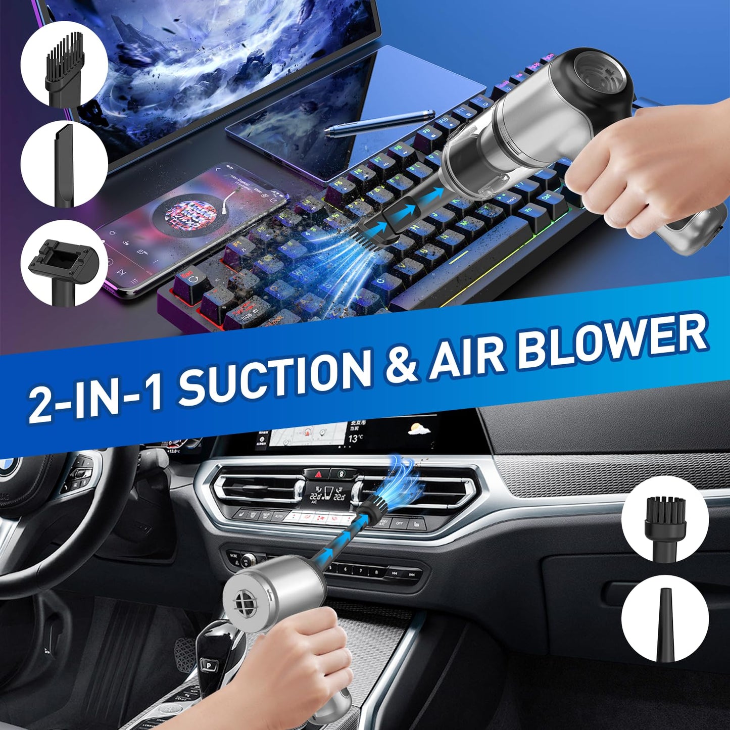 Cordless Handheld Vacuum Cleaner by AHNR