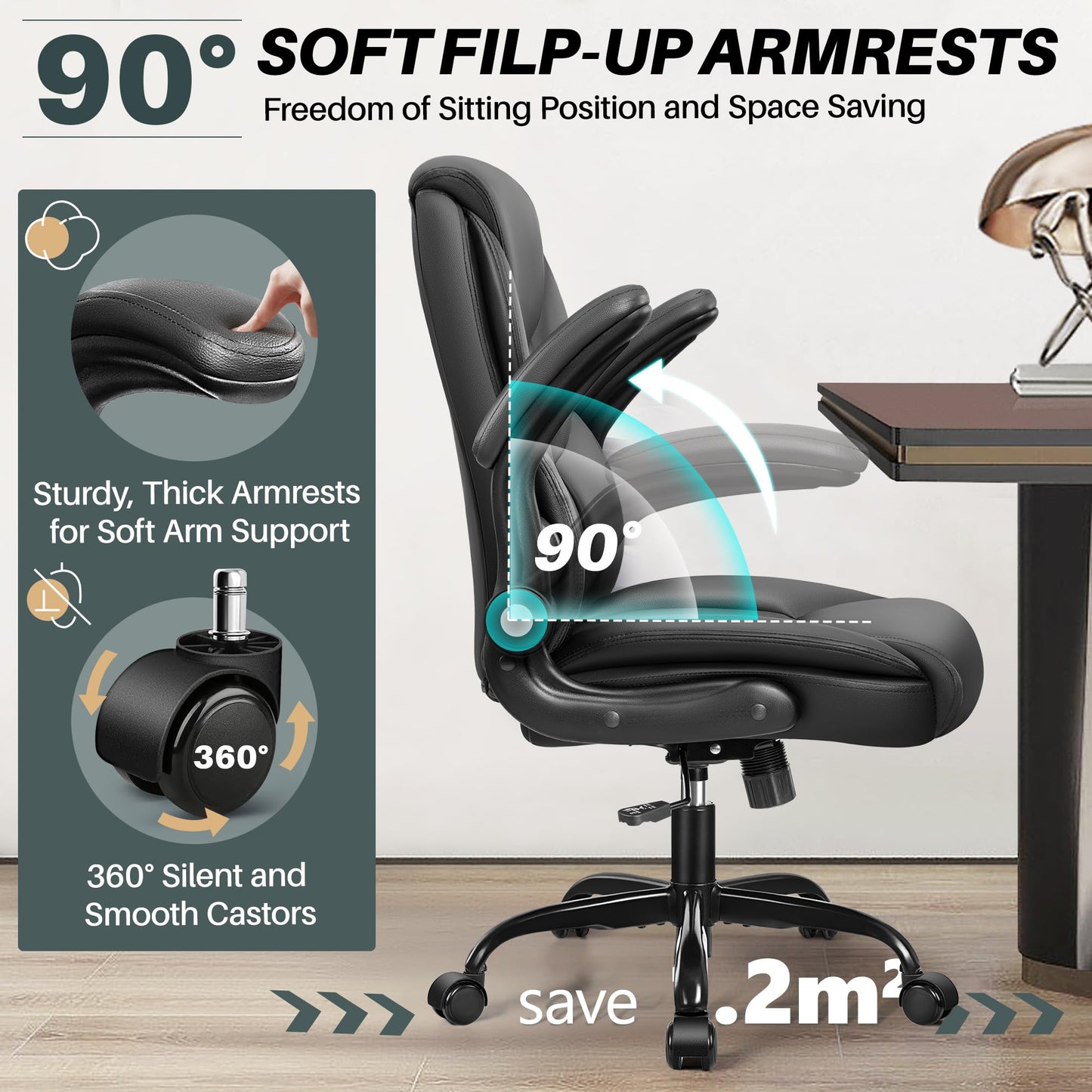 FelixKing Ergonomic Desk Chair for Short People