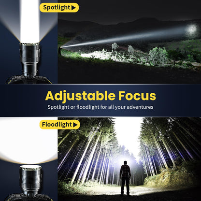 150000LM PHLIPESAM Rechargeable LED Headlamp
