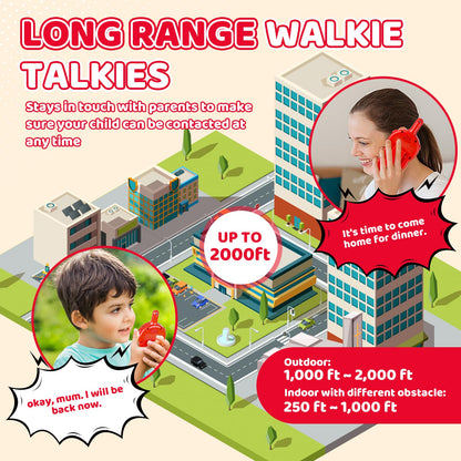 Walkie Talkies for Kids - LAEBUILD Toys