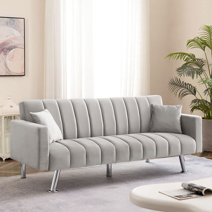 AWQM Modern Convertible Sofa Bed with Pillows