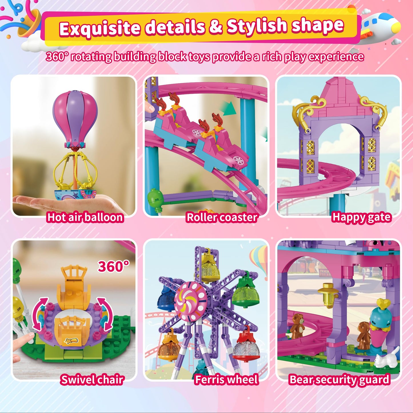 Ferris Wheel Building Set for Girls 6-12 Years
