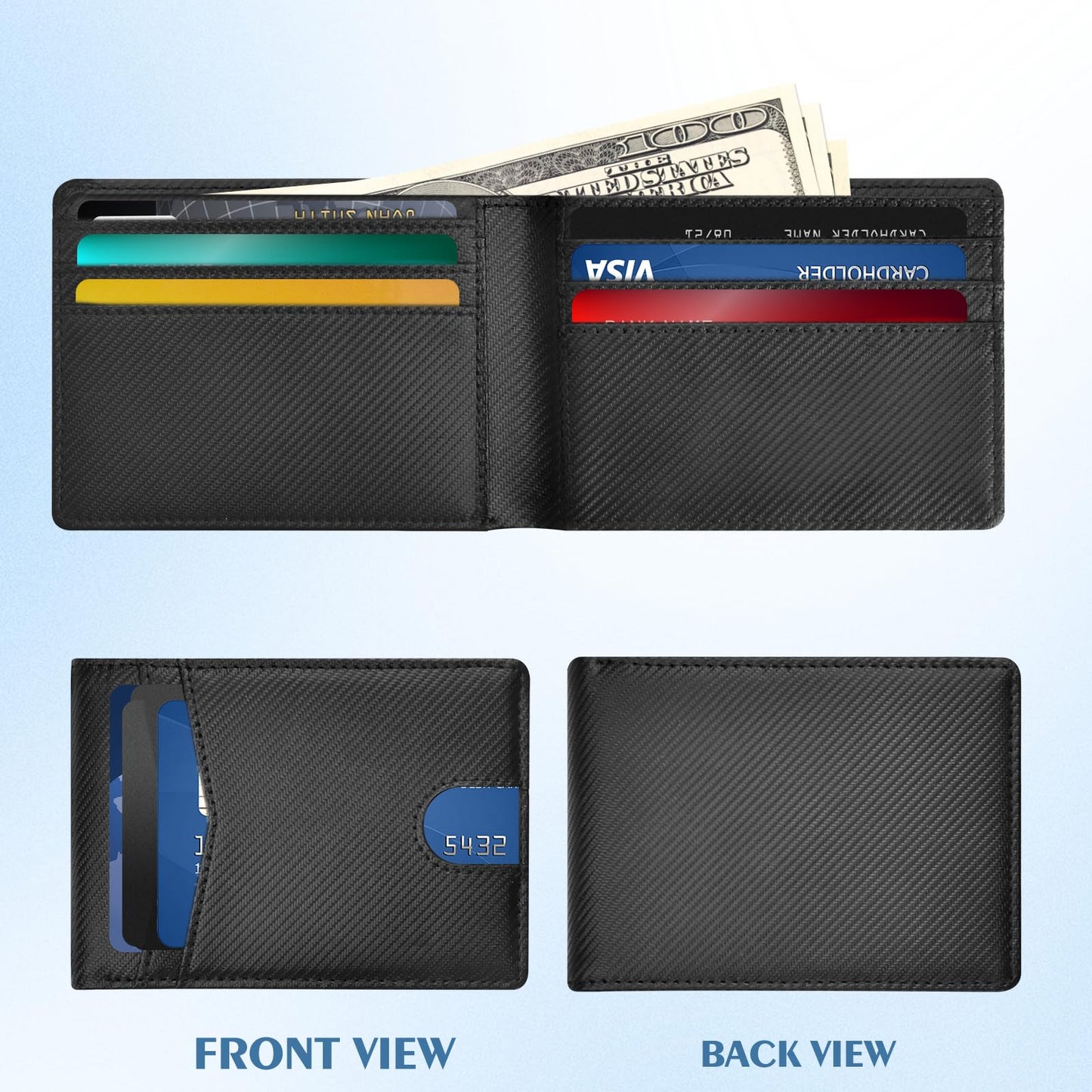 Personalized RFID Blocking Wallet for Dads