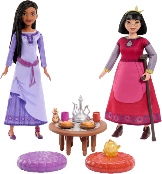 Mattel Disney Wish Tea Time Playset with Dolls