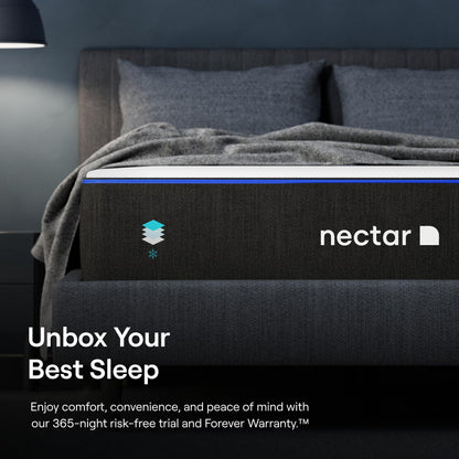 Nectar Gel Memory Foam Twin Mattress with Trial