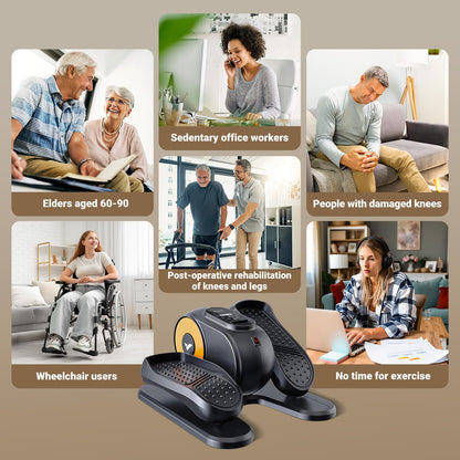 MERACH Under Desk Elliptical with Remote Control