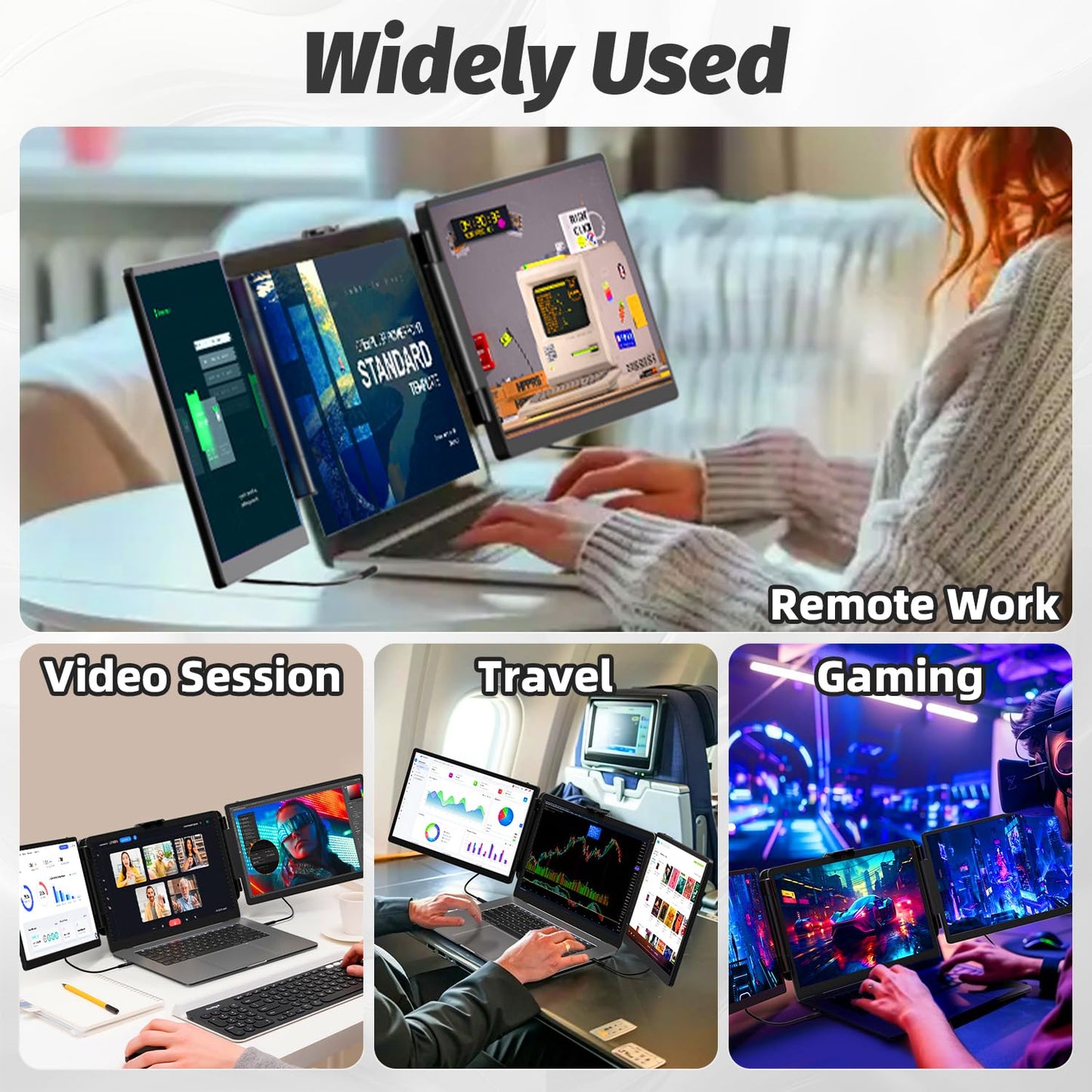 2K Laptop Screen Extender for Multi-Screen Setup