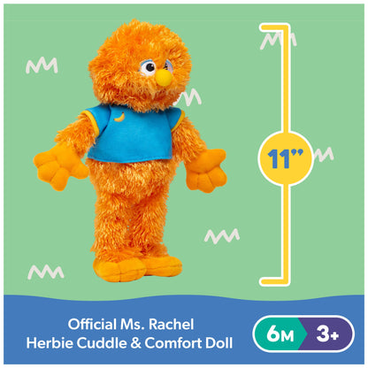Ms. Rachel 11" Plush Cuddle Doll for Toddlers