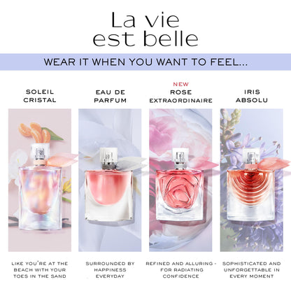 Lancôme La Vie Est Belle Eau de Parfum - Long Lasting Fragrance with Notes of Iris, Earthy Patchouli, Warm Vanilla & Spun Sugar - Floral & Sweet Women's Perfume, 1.7 Fl Oz