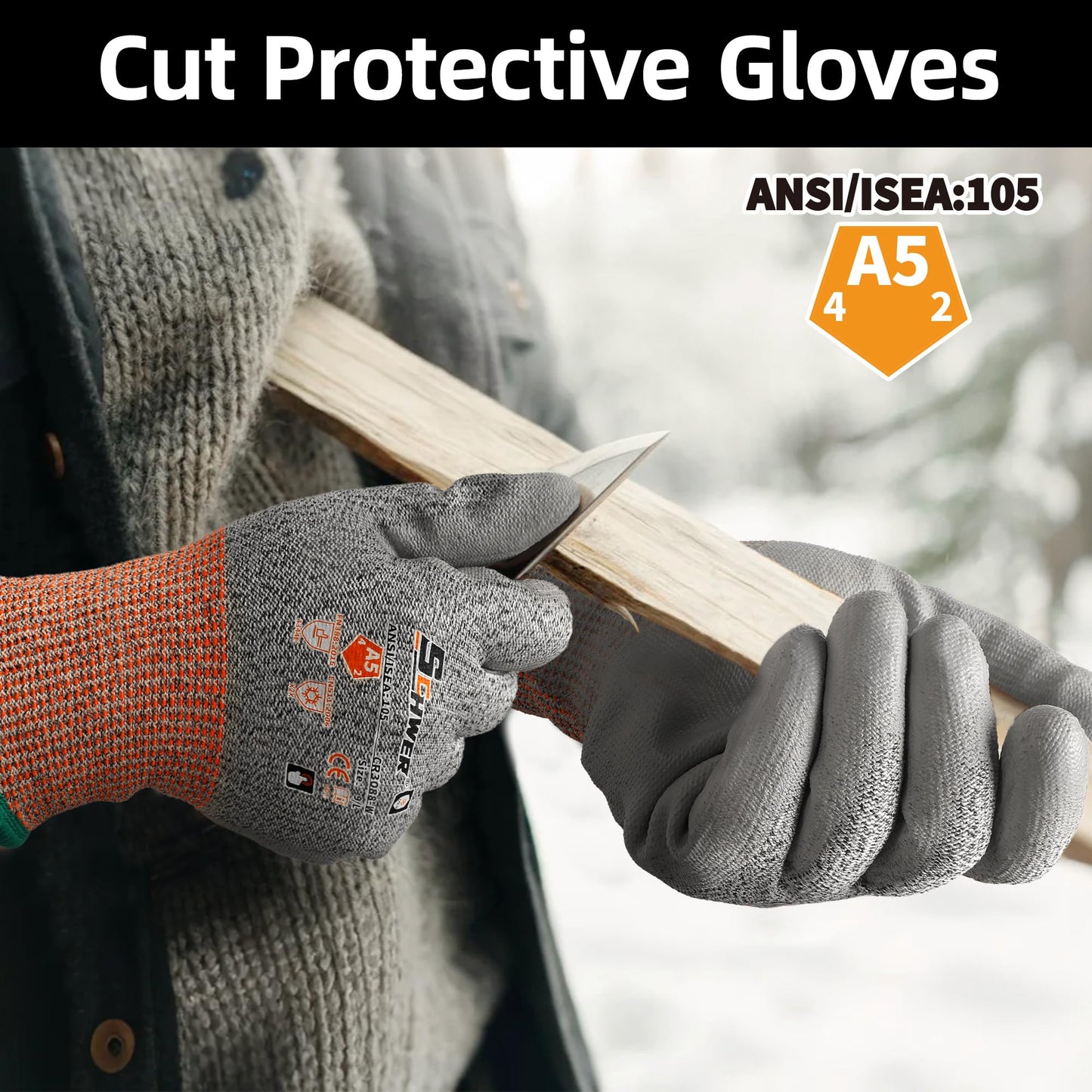 Schwer 12 Pairs Winter Work Gloves