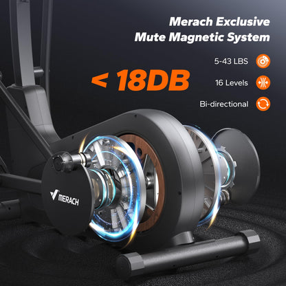 Elliptical Trainer with Heart Rate Monitor MERACH