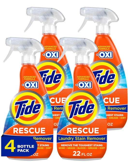 4 Pack Tide Stain Remover for Clothes and Upholstery