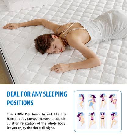 10 Inch Memory Foam Hybrid Full Mattress