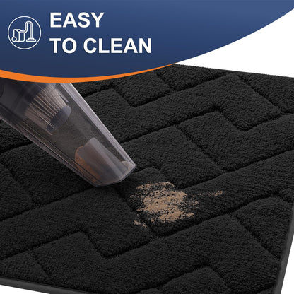 Indoor Door Mat with Non-Slip Rubber Backing