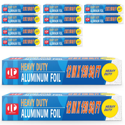 12 Heavy Duty 150 Sq Ft Aluminum Foil Rolls