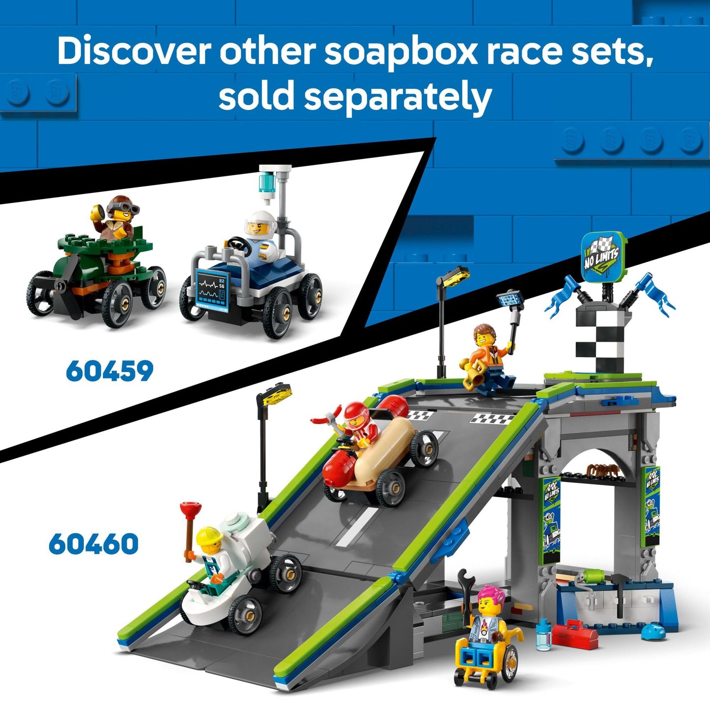 LEGO City Airplane & Race Car Toy Set