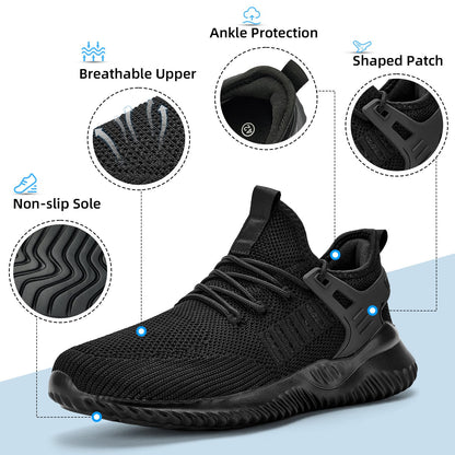 SDolphin Men's Slip-On Athletic Sneakers
