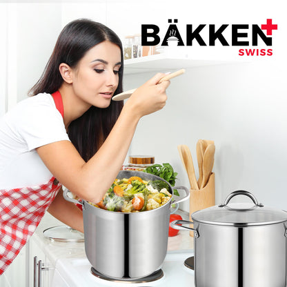 20-Quart Stainless Steel Stockpot by Bakken-Swiss