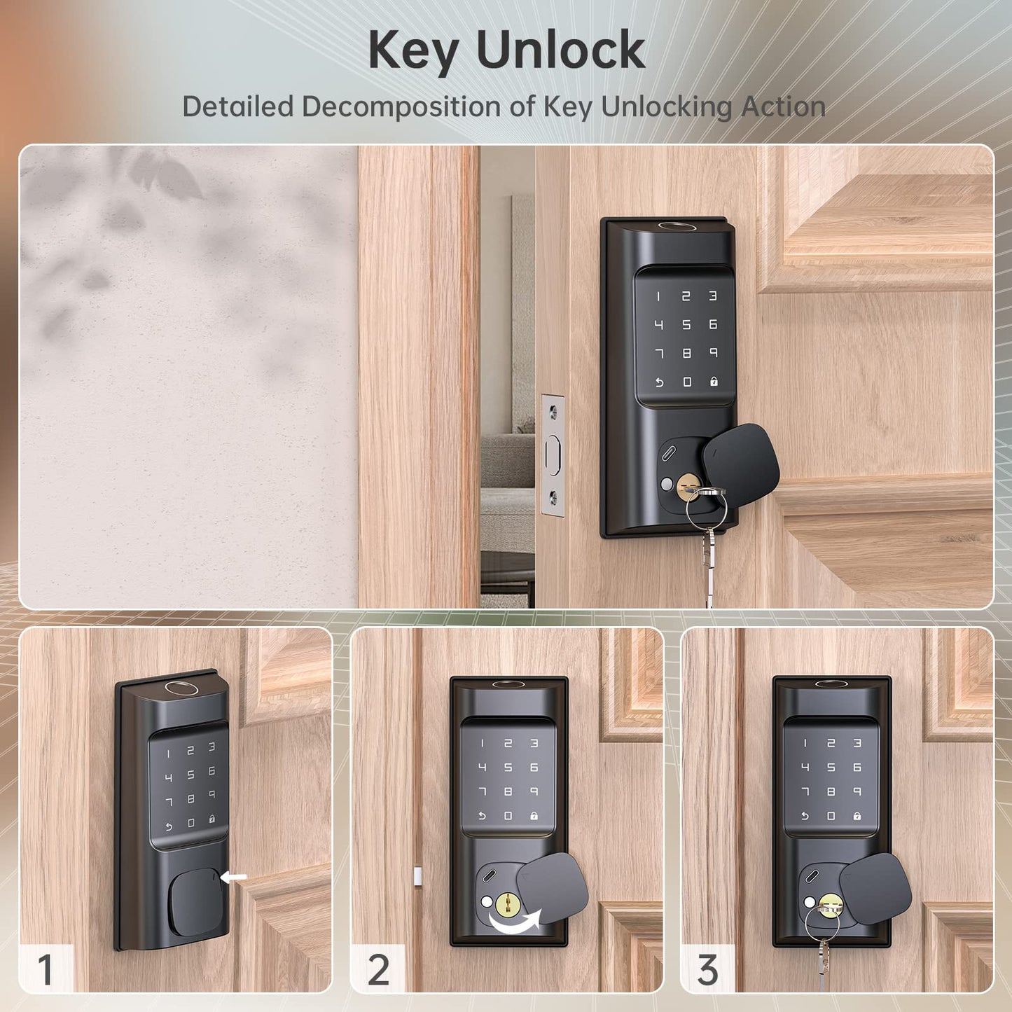 IRONZON Smart Keyless Entry Deadbolt Lock