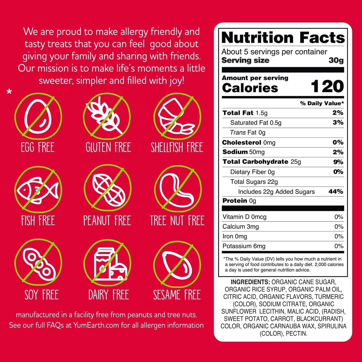 YumEarth Organic Chewy Candy - 6 Pack