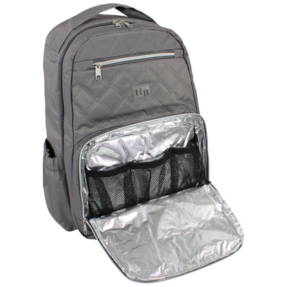 Hudson Baby Premium Diaper Bag Backpack, Charcoal