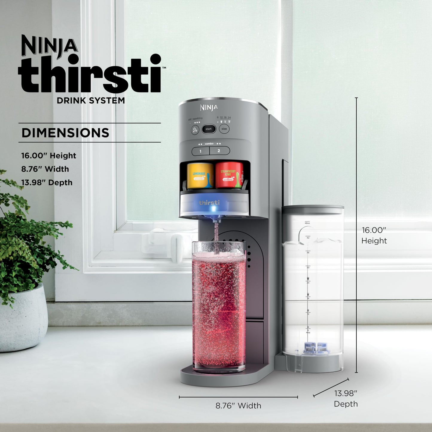 Ninja Soda Maker for Sparkling & Still Drinks