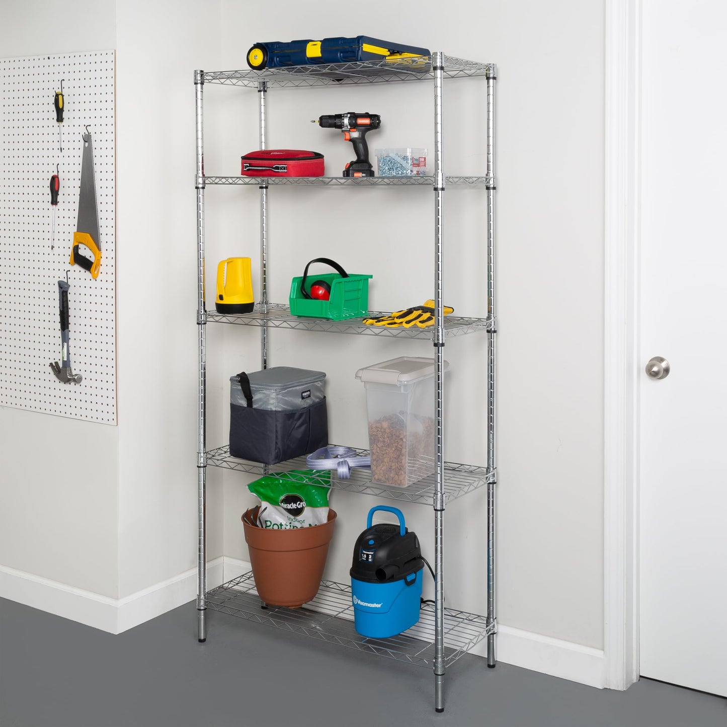 Honey-Can-Do 5-Tier Heavy-Duty Shelving Unit