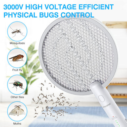 PALONE 2-in-1 Electric Fly Swatter & Bug Zapper