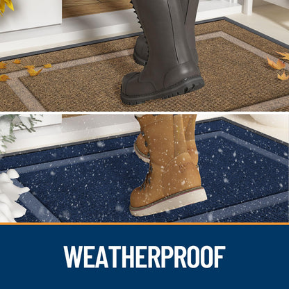 OLANLY Waterproof All-Weather Front Door Mat 29.5x17