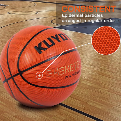 29.5" Size 7 Composite Leather Basketball for All
