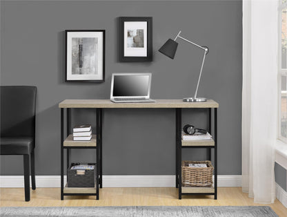 Ameriwood Home Distressed Gray Oak Computer Desk