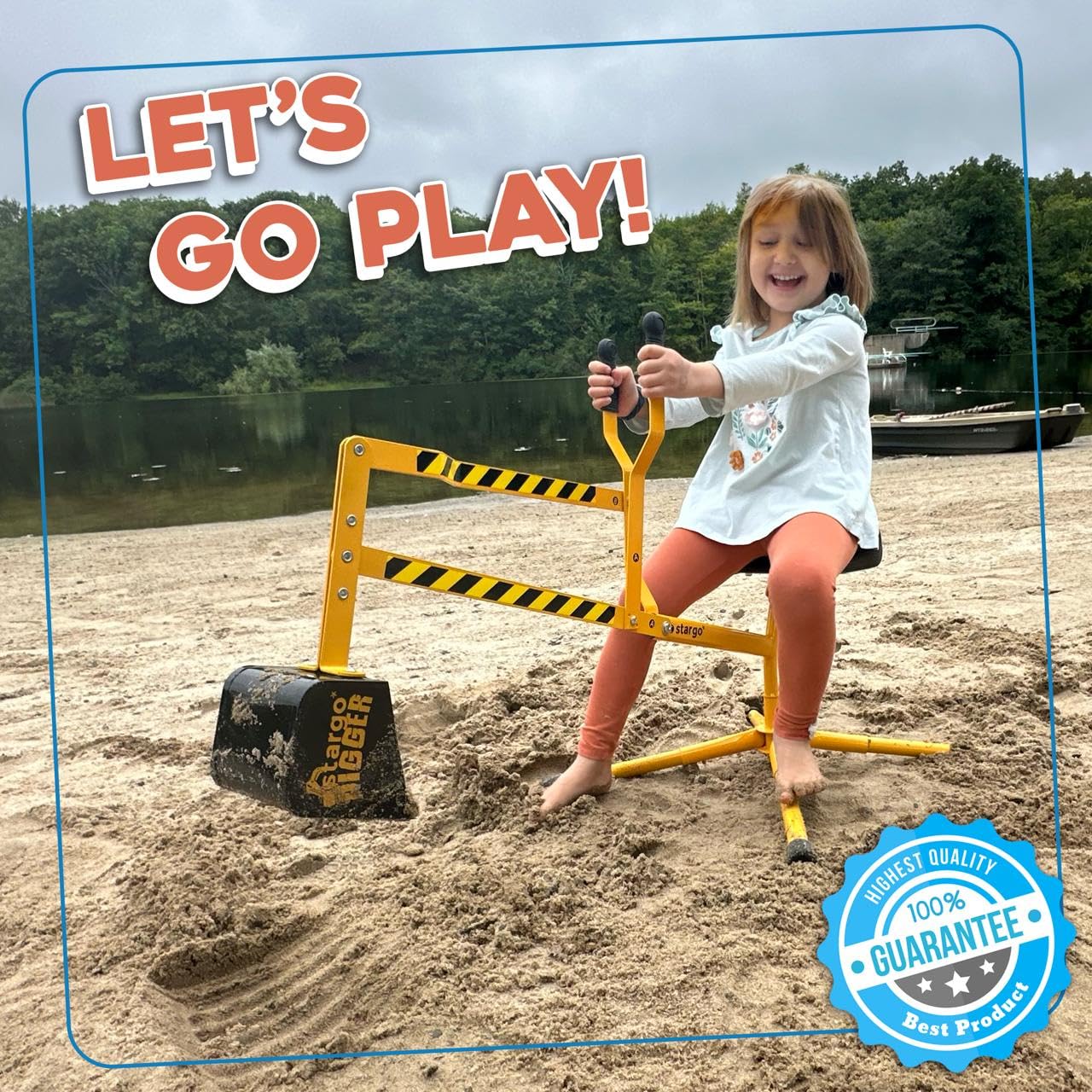 Kids 360° Rotating Sand Digger Excavator Toy