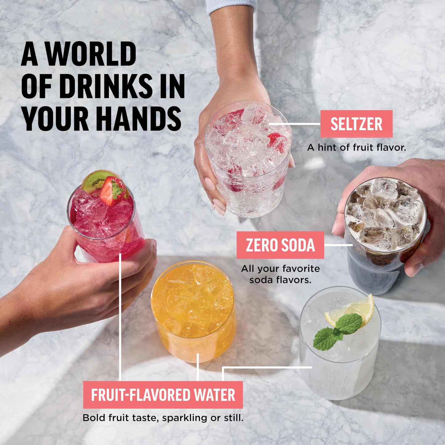 Ninja Soda Maker for Sparkling Drinks & Flavors
