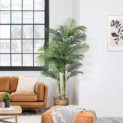 6FT Artificial Golden Cane Palm Tree