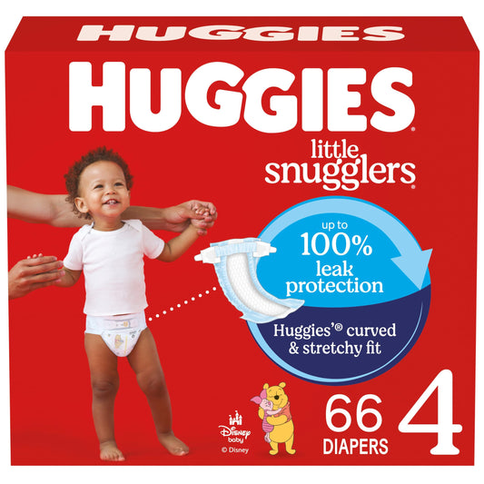 Huggies Size 4 Diapers, 66 Count Pack