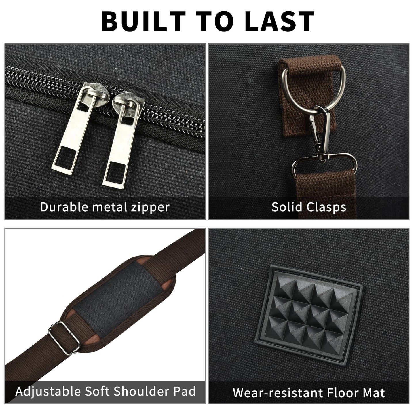 50L Expandable Duffle Bag for Travel & Gym