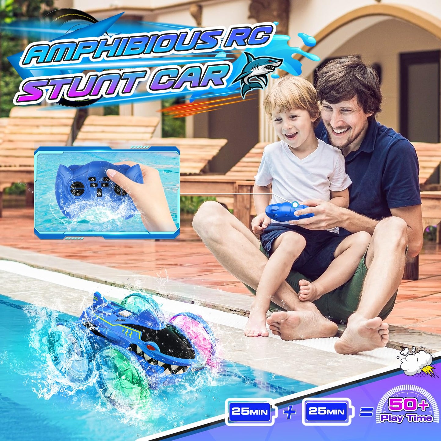 Amphibious Remote Control Car for Kids