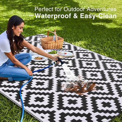 Waterproof Outdoor Rug 5x8 ft by OLANLY